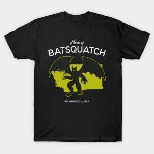 Home of Batsquatch – Washington, USA Cryptid T-Shirt